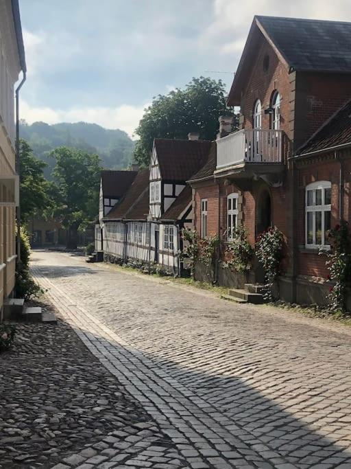 Idyllisk, Historisk Byhus Ved Fjorden I Mariager Bagian luar foto